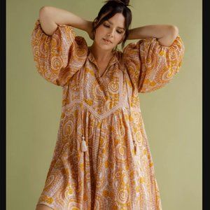 Anthropologie Agathe Lace Mini Dress 2X